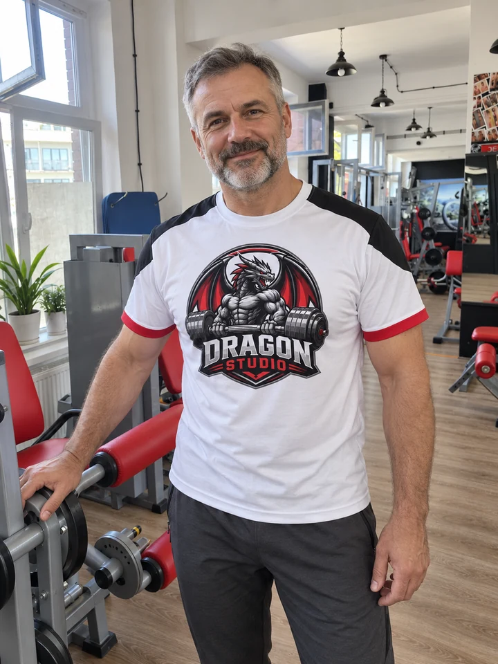Piotr — trener DragonStudio w sali treningowej